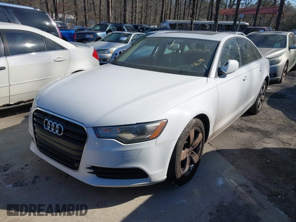 2012 Audi A6 Premium Plus with VIN WAUDFAFC7CN146391, listed as a IAAI auction lot 41637925 with 186,682 mi miles and . Bid and sale history available at DreamBid. Image 2.