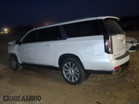 2024 Cadillac Escalade ESV 4WD Premium Luxury Platinum z VIN 1GYS4MKL5RR266838, wystawiony jako Copart lot #41866695 z przebiegiem 7 147 mil mil oraz Szkoda całkowita • Salvage title. Historia ofert i sprzedaży dostępna na DreamBid. Obrazek 2.