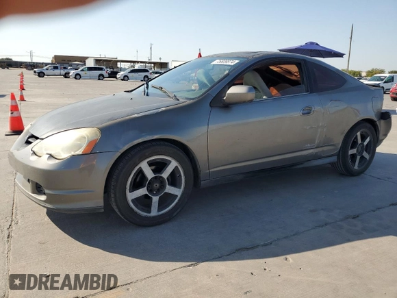 2002 Acura RSX Auto with VIN JH4DC54872C030523, listed as a Copart auction lot 75809874 with 278,888 mi miles and Salvage Title. Bid and sale history available at carsss.com. Image 1.