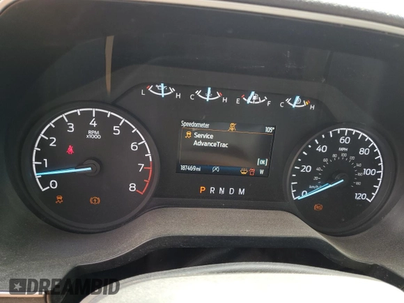 2021 Ford F-150 XL with VIN 1FTEX1CB2MKD30365, listed as a Copart auction lot 53964295 with 187,469 mi miles and Clean title. Bid and sale history available at DreamBid. Image 9.
