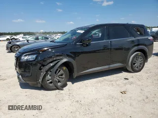 2023 Nissan Pathfinder S with VIN 5N1DR3AA9PC248736, listed as a Copart auction lot 74374624 with 14,354 mi miles and Salvage title. Bid and sale history available at DreamBid. Image 1.