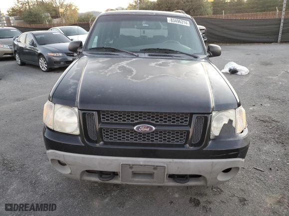 2001 Ford Explorer Sport with VIN 1FMYU60E51UB02972, listed as a Copart auction lot 83496314 with 166,281 mi miles and Salvage Title. Bid and sale history available at carsss.com. Image 5.