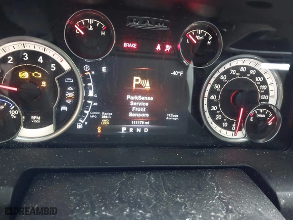2017 Ram 1500 Big Horn with VIN 1C6RR7LM6HS881041, listed as a IAAI auction lot 40971022 with 111,179 mi miles. Bid and sale history available at carsss.com. Image 7.