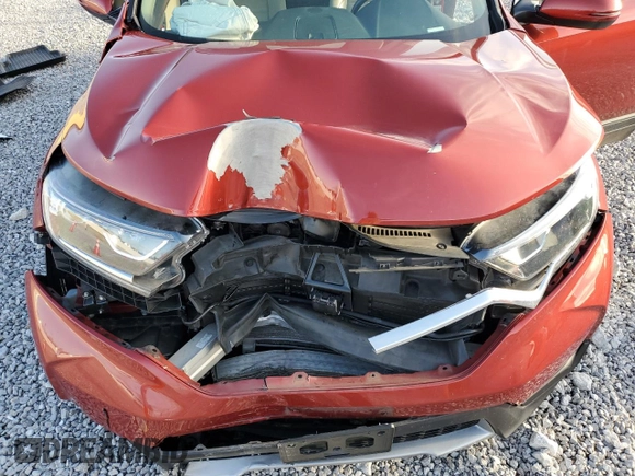2018 Honda CR-V EX-L with VIN 2HKRW2H84JH613464, listed as a Copart auction lot 53984255 with 55,494 mi miles and Salvage Title. Bid and sale history available at carsss.com. Image 12.