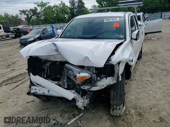 2019 Toyota Tacoma SR with VIN 5TFSX5EN0KX066144, listed as a Copart auction lot 58041625 with Not provided miles and Salvage title. Bid and sale history available at DreamBid. Image 13.