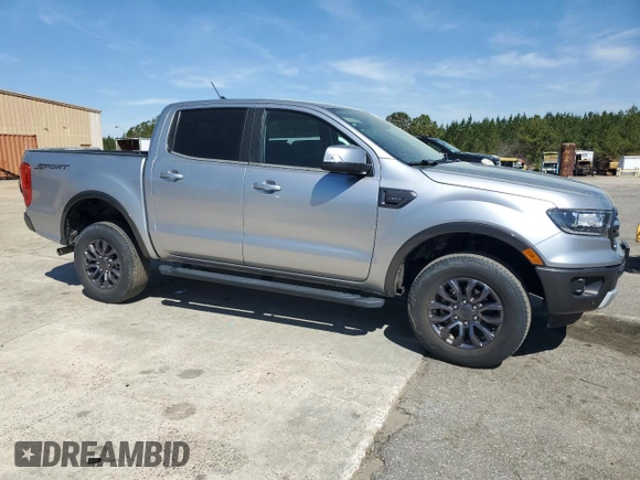2021 Ford Ranger XL with VIN 1FTER4EH6MLD41747, listed as a Copart auction lot 49598195 with 32,662 mi miles and Salvage Title. Bid and sale history available at DreamBid. Image 4.