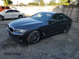 2021 BMW 5 Series 530e with VIN WBA13AG04MCG89990, listed as a Copart auction lot 85032384 with 49,429 mi miles and Non Repairable. Bid and sale history available at carsss.com. Image 1.