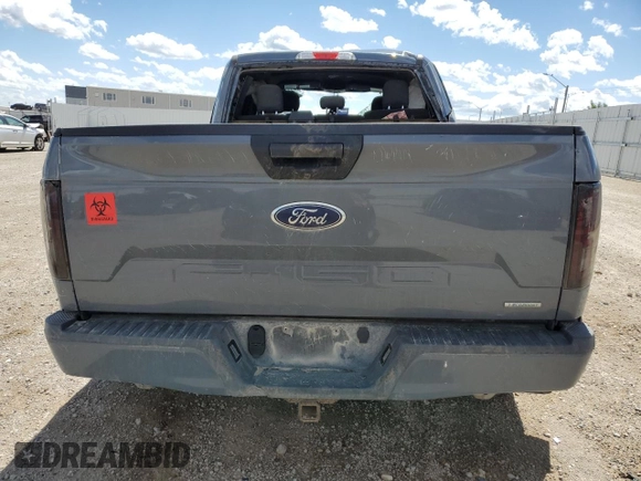 2020 Ford F-150 XL with VIN 1FTFW1E49LKD85092, listed as a Copart auction lot 50494154 with 0 mi miles and Salvage Title. Bid and sale history available at carsss.com. Image 6.