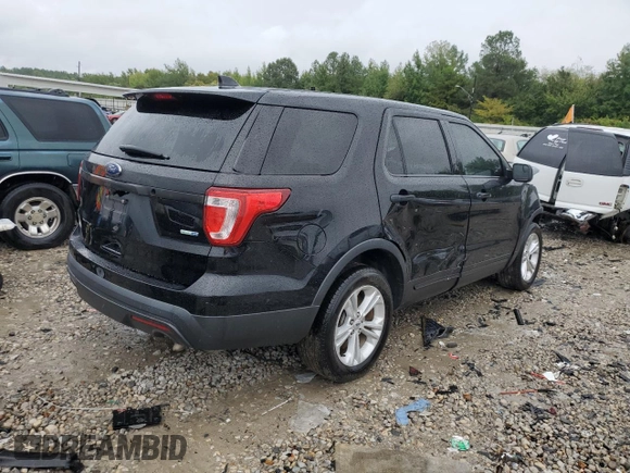 2016 Ford Utility Police Interceptor with VIN 1FM5K8AR3GGA63053, listed as a Copart auction lot 71451194 with 109,290 mi miles and Salvage Title. Bid and sale history available at carsss.com. Image 3.
