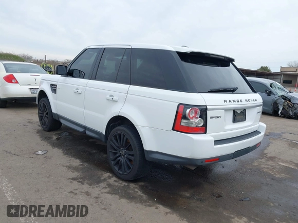 2013 Land Rover Range Rover Sport HSE LUX with VIN SALSK2D48DA774176, listed as a IAAI auction lot 41563083 with 118,979 mi miles. Bid and sale history available at carsss.com. Image 3.