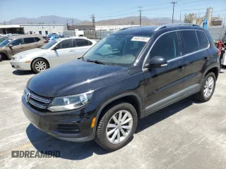 2017 Volkswagen Tiguan Wolfsburg Edition with VIN WVGSV7AX9HK031595, listed as a Copart auction lot 64641005 with 67,573 mi miles and Non repairable. Bid and sale history available at DreamBid. Image 1.