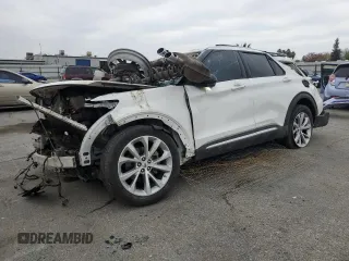 2021 Ford Explorer Platinum with VIN 1FM5K8HC0MGA33277, listed as a Copart auction lot 82880024 with 0 mi miles and Salvage Title. Bid and sale history available at carsss.com. Image 1.
