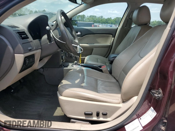 2012 Ford Fusion SEL with VIN 3FAHP0JG6CR353122, listed as a Copart auction lot 59359045 with 218,939 mi miles and Salvage title. Bid and sale history available at DreamBid. Image 7.
