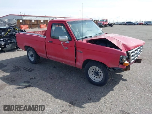1992 Ford Ranger with VIN 1FTCR10A1NTA09040, listed as a IAAI auction lot 41809501 with 92,872 mi miles. Bid and sale history available at carsss.com. Image 1.