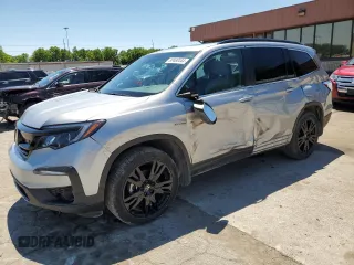 2021 Honda Pilot Special Edition z VIN 5FNYF6H23MB091914, wystawiony jako Copart lot #60480444 z przebiegiem 107 392 mil mil oraz Szkoda całkowita • Salvage title. Historia ofert i sprzedaży dostępna na DreamBid. Obrazek 1.