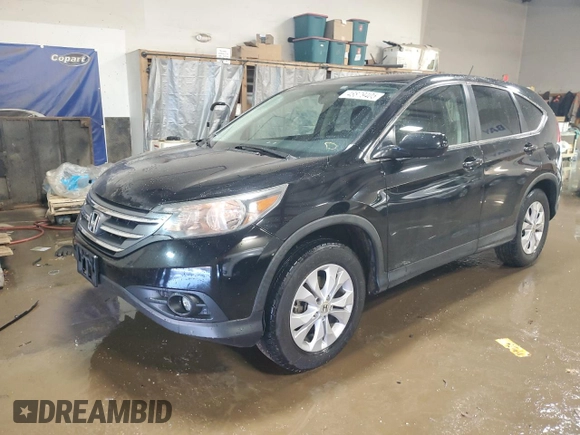 2013 Honda CR-V EX with VIN 2HKRM4H5XDH687063, listed as a Copart auction lot 48879405 with 160,198 mi miles and Salvage Title. Bid and sale history available at carsss.com. Image 1.