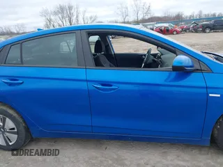 2017 Hyundai Ioniq Blue with VIN KMHC65LC7HU024102, listed as a IAAI auction lot 42057067 with 126,313 mi miles and . Bid and sale history available at DreamBid. Image 12.