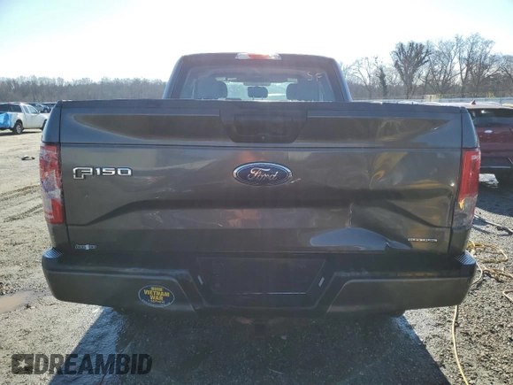2016 Ford F-150 XL with VIN 1FTEX1C80GFA58321, listed as a Copart auction lot 87851535 with 77,073 mi miles and Salvage Title. Bid and sale history available at carsss.com. Image 6.