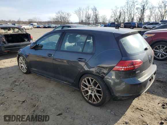 2015 Volkswagen Golf GTI SE with VIN 3VW5T7AUXFM004177, listed as a Copart auction lot 46595235 with 145,977 mi miles and Salvage Title. Bid and sale history available at carsss.com. Image 2.