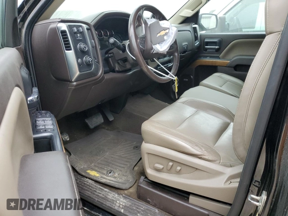 2014 Chevrolet Silverado 1500 LTZ with VIN 1GCVKSEC8EZ156725, listed as a Copart auction lot 43711365 with 127,224 mi miles and Salvage Title. Bid and sale history available at DreamBid. Image 8.