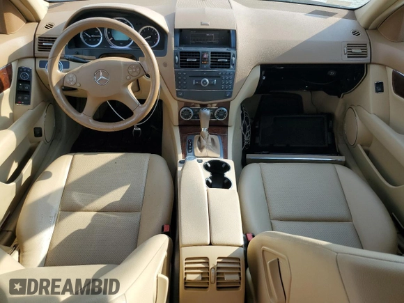 2008 Mercedes-Benz C 300 Sport with VIN WDDGF54X18F112807, listed as a Copart auction lot 60311985 with 138,807 mi miles and Salvage title. Bid and sale history available at DreamBid. Image 8.