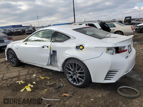 2017 Lexus RC 350 with VIN JTHSE5BC8H5008116, listed as a Copart auction lot 82178794 with 84,882 mi miles and Clean title. Bid and sale history available at DreamBid. Image 2.