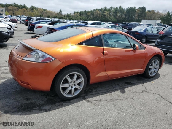 2007 Mitsubishi Eclipse GT with VIN 4A3AK34T47E003109, listed as a Copart auction lot 53641194 with 128189 miles and Clean Title. Bid and sale history available at carsss.com. Image 3.