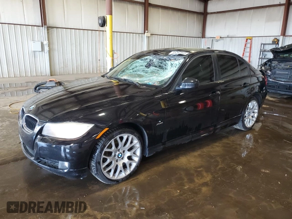 2011 BMW 3 Series 328i xDrive with VIN WBAPK5G55BNN30197, listed as a Copart auction lot 55297345 with 156,486 mi miles and Salvage Title. Bid and sale history available at carsss.com. Image 1.