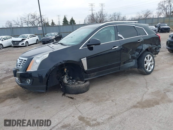 2015 Cadillac SRX Premium Collection with VIN 3GYFNGE37FS556860, listed as a IAAI auction lot 41854634 with 170,808 mi miles and . Bid and sale history available at DreamBid. Image 2.