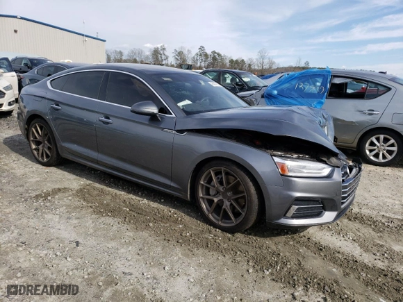 2018 Audi A5 Sportback Premium with VIN WAUANCF5XJA010957, listed as a Copart auction lot 42087053 with 94,293 mi miles. Bid and sale history available at carsss.com. Image 4.