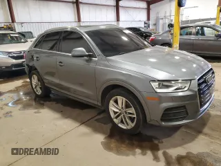 2016 Audi Q3 Premium Plus with VIN WA1EFCFS9GR001016, listed as a Copart auction lot 52300205 with 42,518 mi miles and Salvage Title. Bid and sale history available at carsss.com. Image 4.