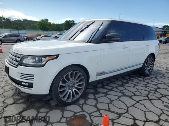 2016 Land Rover Range Rover Supercharged with VIN SALGS3EF7GA294954, listed as a Copart auction lot 56308915 with 97,375 mi miles and Clean title. Bid and sale history available at DreamBid. Image 1.