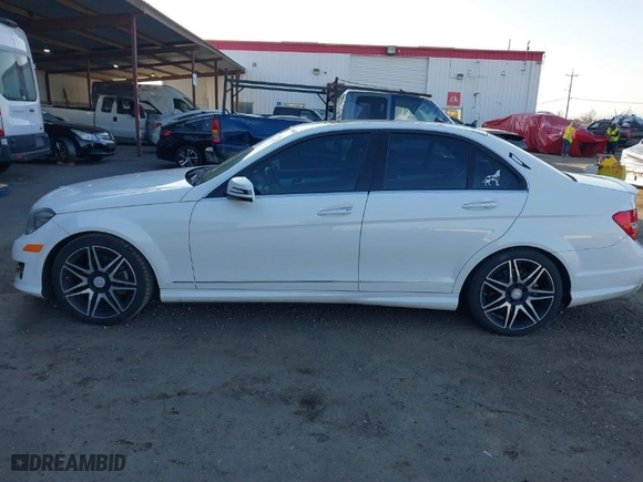 2014 Mercedes-Benz C-Class C 250 Sport with VIN WDDGF4HB4EA902393, listed as a IAAI auction lot 41468045 with NaN miles. Bid and sale history available at carsss.com. Image 14.