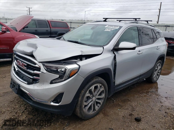 2020 GMC Terrain SLT with VIN 3GKALVEXXLL228680, listed as a Copart auction lot 41473725 with 26,269 mi miles and Salvage title. Bid and sale history available at DreamBid. Image 1.