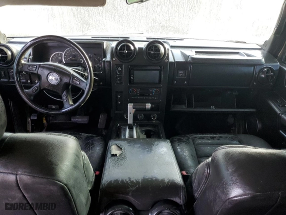 2005 Hummer H2 SUT with VIN 5GRGN22U05H116639, listed as a Copart auction lot 75496634 with 106,012 mi miles and Non Repairable. Bid and sale history available at carsss.com. Image 8.