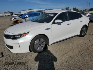 2018 Kia Optima Hybrid Premium with VIN KNAGT4LE9J5023668, listed as a Copart auction lot 76623924 with 93,452 mi miles and Salvage Title. Bid and sale history available at carsss.com. Image 1.