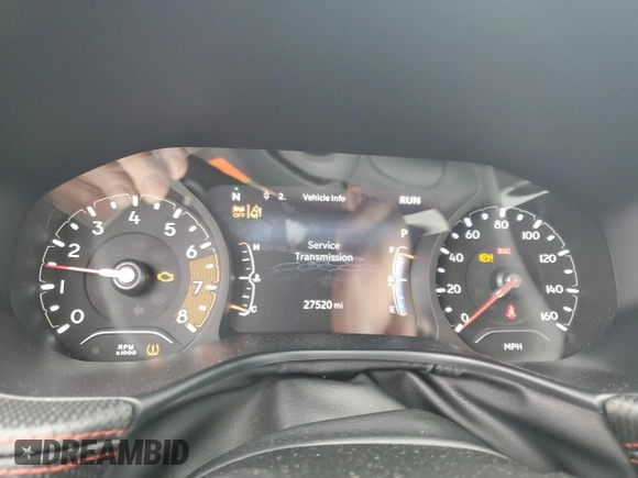 2024 Jeep Compass Trailhawk с VIN 3C4NJDDN4RT144702, выставлен на аукционе Copart как лот 64237135 с пробегом 27 520 миль миль и Чистый • Clean title. История ставок и продаж доступна на DreamBid. Изображение 9.
