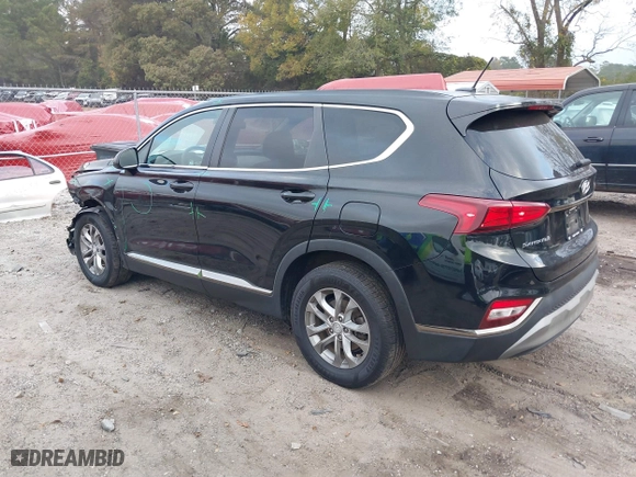 2019 Hyundai Santa Fe SE with VIN 5NMS23AD3KH064655, listed as a IAAI auction lot 40780952 with 116,400 mi miles. Bid and sale history available at carsss.com. Image 3.