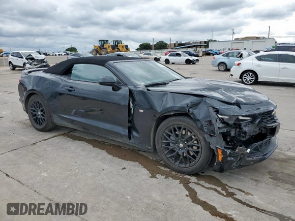 2023 Chevrolet Camaro 1LT with VIN 1G1FB3DX0P0148147, listed as a Copart auction lot 58852945 with 57,859 mi miles and Salvage title. Bid and sale history available at DreamBid. Image 4.