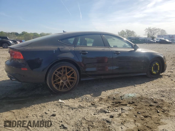 2014 Audi S7 Prestige with VIN WAUW2AFC4EN077425, listed as a Copart auction lot 53777755 with 136,062 mi miles and Salvage Title. Bid and sale history available at carsss.com. Image 3.
