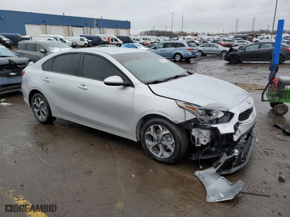 2021 Kia Forte LXS with VIN 3KPF24AD6ME379614, listed as a Copart auction lot 52395035 with 42,433 mi miles and Salvage Title. Bid and sale history available at carsss.com. Image 4.