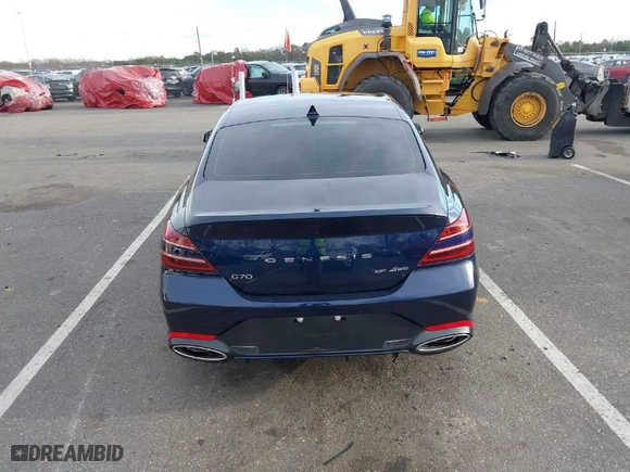 2022 Genesis G70 3.3T with VIN KMTG54TE7NU081644, listed as a IAAI auction lot 41139818 with 44,953 mi miles. Bid and sale history available at carsss.com. Image 16.