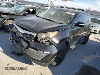 2012 Kia Sportage LX with VIN KNDPB3A26C7331123, listed as a Copart auction lot 85882614 with 105,819 mi miles and Salvage title. Bid and sale history available at DreamBid. Image 1.