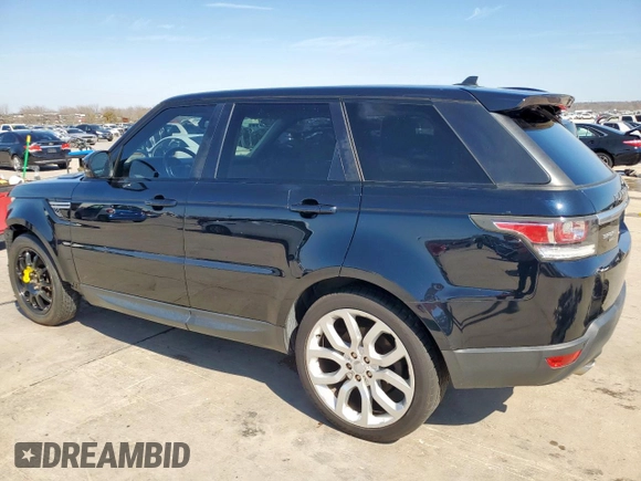 2016 Land Rover Range Rover Sport V6 HSE with VIN SALWR2VFXGA648869, listed as a Copart auction lot 46712055 with 74,714 mi miles and Clean Title. Bid and sale history available at carsss.com. Image 2.