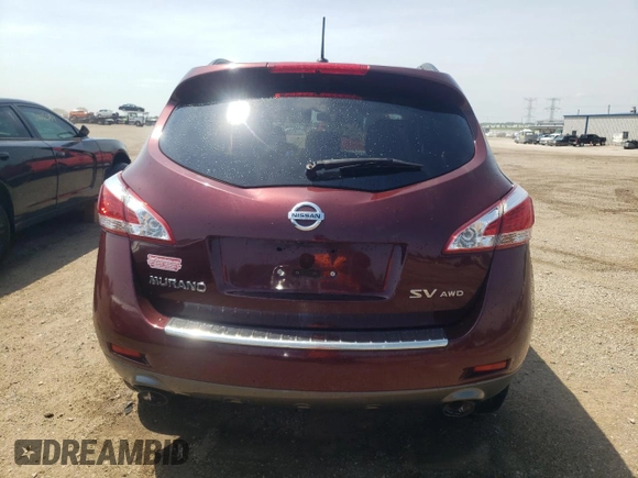 2011 Nissan Murano SV with VIN JN8AZ1MW1BW164408, listed as a Copart auction lot 56431054 with 174,501 mi miles and Non Repairable. Bid and sale history available at carsss.com. Image 6.