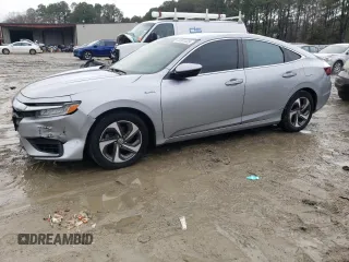 2019 Honda Insight EX with VIN 19XZE4F55KE013968, listed as a Copart auction lot 44591435 with 73,981 mi miles and Salvage Title. Bid and sale history available at carsss.com. Image 1.