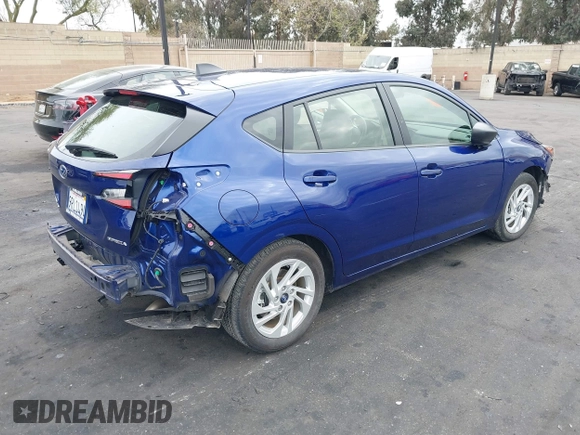 2024 Subaru Impreza with VIN JF1GUABC0R8896160, listed as a IAAI auction lot 42063084 with 3,053 mi miles and . Bid and sale history available at DreamBid. Image 4.