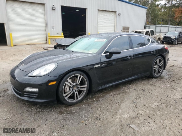 2013 Porsche Panamera S Hybrid with VIN WP0AD2A73DL045082, listed as a Copart auction lot 78989884 with 122,866 mi miles and Salvage Title. Bid and sale history available at carsss.com. Image 1.