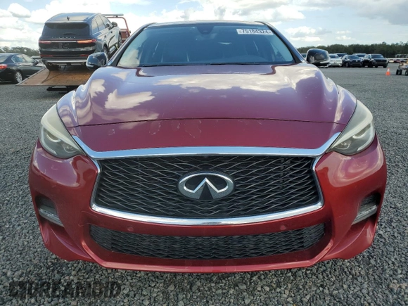 2017 Infiniti QX30 Sport with VIN SJKCH5CP1HA020580, listed as a Copart auction lot 75184324 with 0 mi miles and Salvage Title. Bid and sale history available at carsss.com. Image 5.