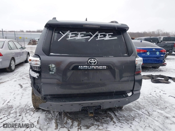 2019 Toyota 4Runner SR5 with VIN JTEBU5JR6K5639752, listed as a IAAI auction lot 41737523 with 85,173 mi miles. Bid and sale history available at carsss.com. Image 16.